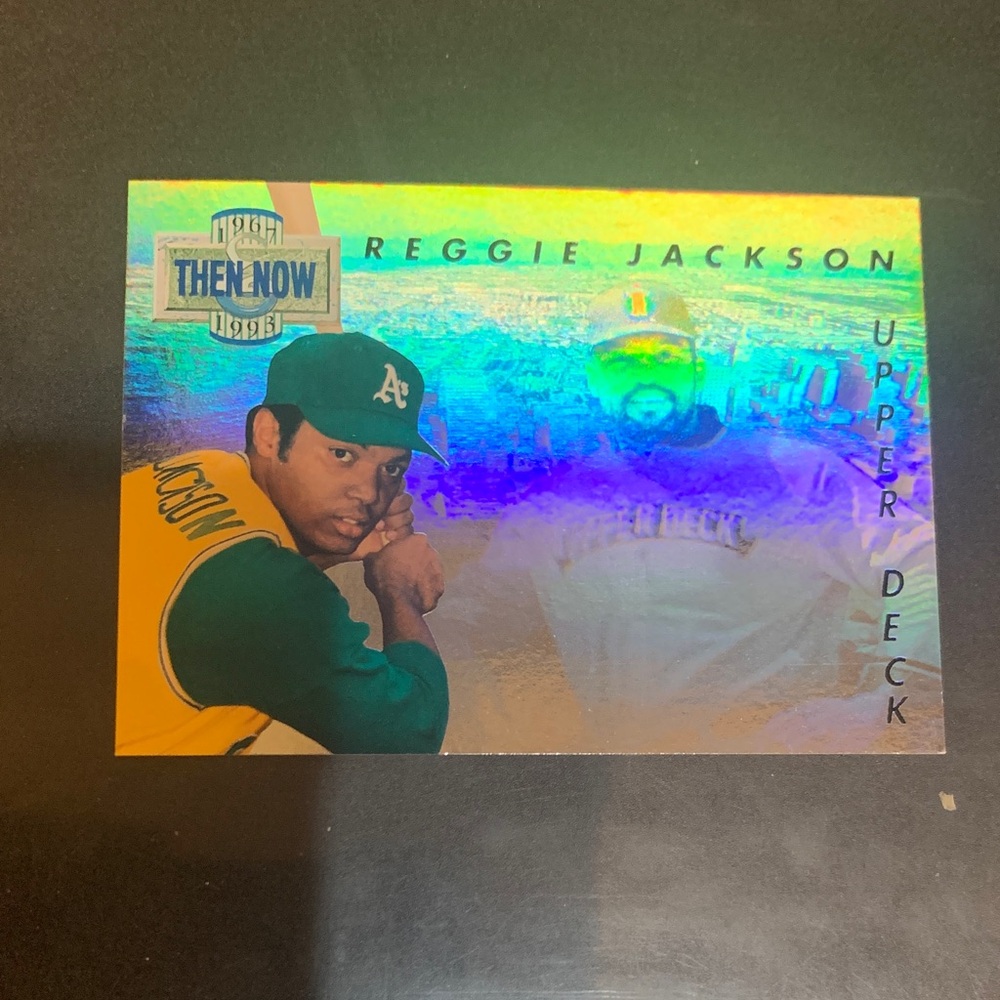 1993 Upper Deck Reggie Jackson Then & Now Trading Card NRMT